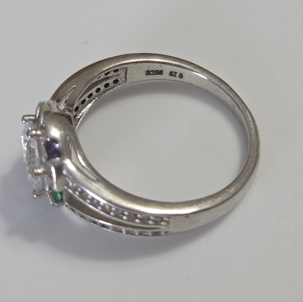 RARE✨️Rainbow 🌈 Spectrum Ring - Size 8 LGBTQ2+Pride Multicolour Charmed Aroma - Picture 13 of 14